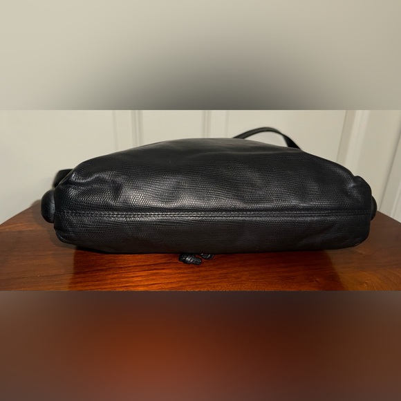 Carlos Falchi Black Drawstring Crossbody - Picture 11 of 16